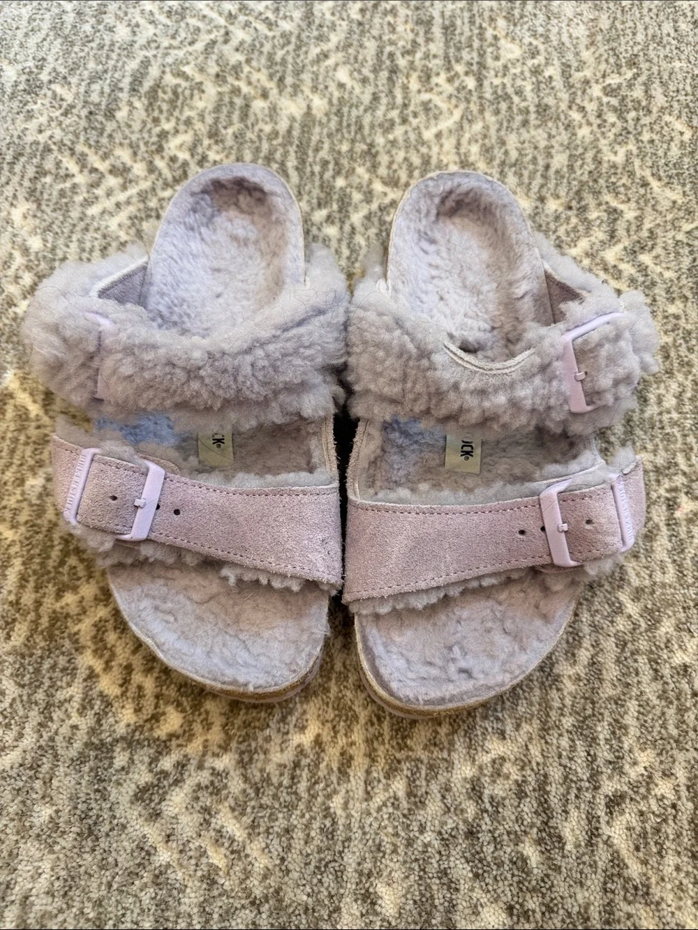 Birkenstock Kids Cozy Sandals - Light Lavender